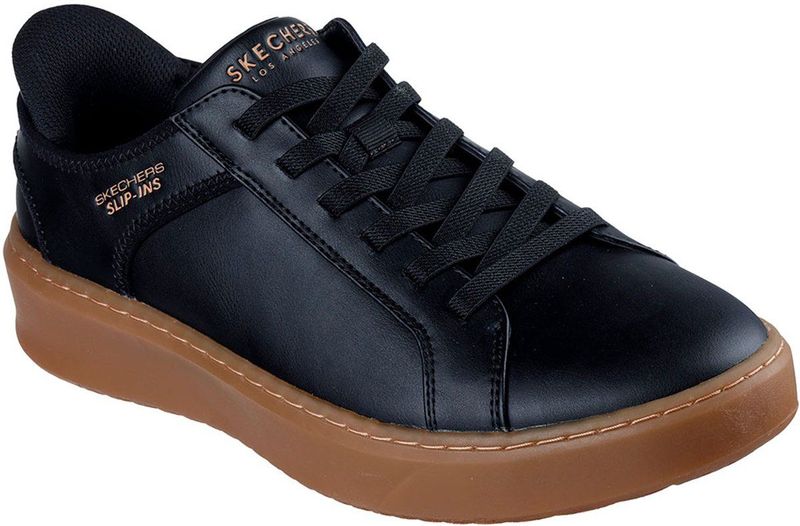 Skechers - Court Break - Instappers - Zwart