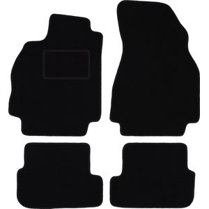 Zwarte veloursmatten voor: Renault Megane II hatchback (2002-2008)