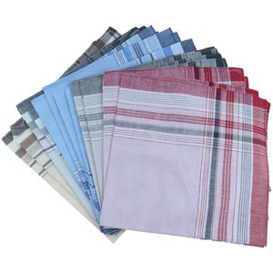 JeiibrZui Stoffen Zakdoeken - Herenzakdoeken - Zacht En Absorberend 40X40 Cm - 12 Stuks - Voor Diner En Sport - Wit