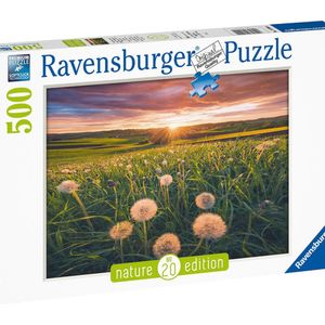 Puzzel Paardenbloemen Bij Zonsondergang (500 Stukjes) - Ravensburger Nature Edition