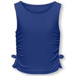ONLY - KOGEA S/L RUCHING TOP - Meisjes Top - Mazarine Blue - Regular Fit