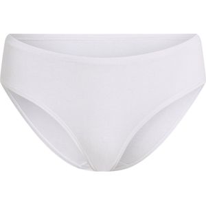 Hunkemöller Dames Lingerie Brazilian Katoen Kira - Wit - maat XS