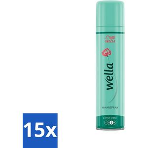 Wella Forte Hairspray Extra Sterk - Styling Spray - Ultra Sterke Versteviging - Makkelijk Uit te Borstelen - 250 ml - Bulkverpakking - 15 stuks