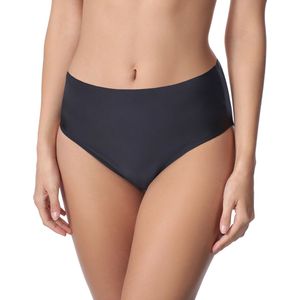 Bellivalini MS-VO-M72W Dames Zwembroek - Zwemshorts - Bikinibroekje - Elastische tailleband - Polyamide & Elastaan - Zwart (9240) - 46