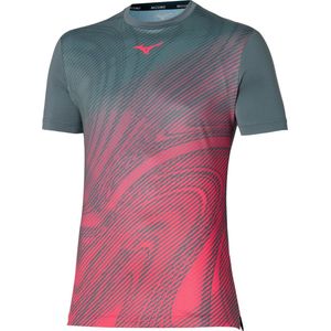 Mizuno Shadow Graphic Tee t shirt heren grijs