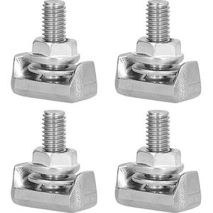 4 stuks T-bouten voor auto-accuklemmen - Roestvrijstalen accureparatie onderdelen