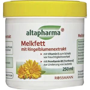 Altapharma Goudsbloem Melkvet - 250 ml | Melkvet voor droge huid - Melkvet met Panthenol en Vitamine E
