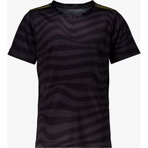 Dutchy Dry kinder voetbal T-shirt zwart - Maat 158/164
