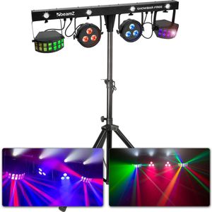 Lichteffect - BeamZ Showbar FREE disco lichteffect - Complete lichtshow met incl. statief, tas en afstandsbediening