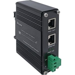 Geharde PoE+ Injector - Industrieel - Betrouwbare Stroomvoorziening voor PoE-apparaten