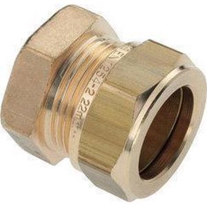 Mes,Knel Eindstop 12 Mm Plieger Label Bl/Rd 2St (G/K)
