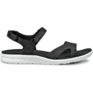 Ecco - Cruise II - Sandalen - Zwart - Leer - Klittenbandsluiting