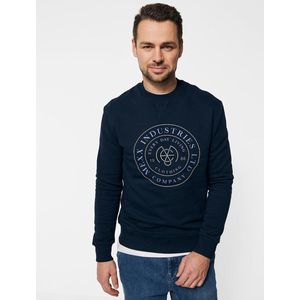Mexx Crew Neck Sweatshirt With Print Navy - Maat M