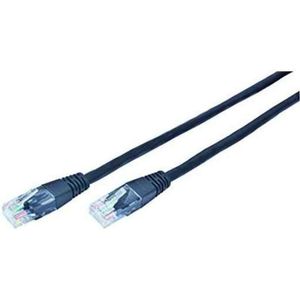 CablExpert PP12-1M/BK - Netwerkkabel, UTP Cat5E, zwart