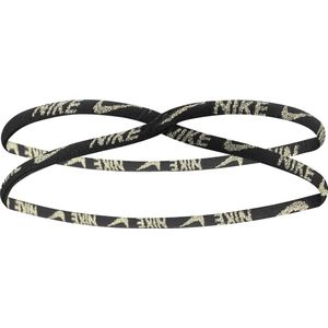 Nike Haarband Zwart-Goud