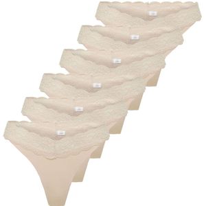 ONLY String ONLCHLOE LACE THONG 6P Set van 6