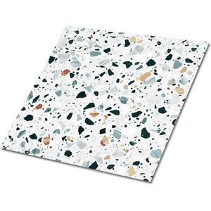 Tulup - PVC Tegels - Grijs - 30 cm x 30 cm - Set van 9 Stuks - Zelfklevende Vloertegels