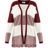 usha opengebreid vest