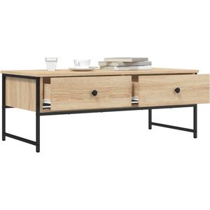 vidaXL-Salontafel-101x49x39,5-cm-bewerkt-hout-sonoma-eikenkleurig