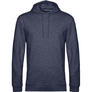 Hoodie French Terry B&C Collectie maat 3XL Heather Donkerblauw
