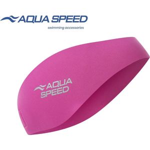 Aqua Speed Neopreen Hoofdband Zwemmen - Zwemhoofdband Volwassenen - Roze