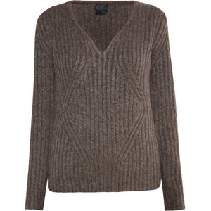 Dreimaster - Gebreide Trui - Bruin - Dames