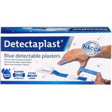 Detectaplast - Premium - Blauwe Pleisters - Metaaldetecteerbaar - Waterdicht - 180 x 20 mm - 100 Stuks