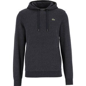 Lacoste heren hoodie sweatshirt - antraciet grijs melange - Maat: 6XL