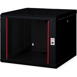 ROLINE - Wandbehuizing - 19 Inch - 9 U - Zwart - Staal