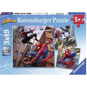 Puzzel Spiderman (3x49 stukjes) - Ravensburger