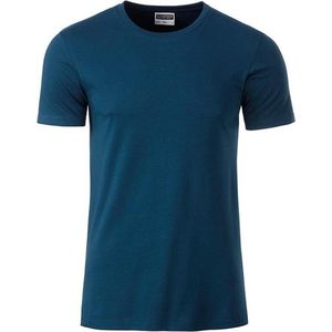James and Nicholson - Heren Standaard T-Shirt (Benzineblauw)