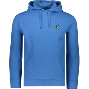 Lyle and Scott - Hoodie Mid Blauw - Heren - Maat S - Modern-fit