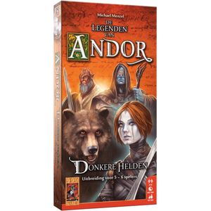 999 Games De Legenden van Andor: Donkere Helden 5/6 - Bordspel - 10+ - Uitbreiding met 4 nieuwe helden - Geschikt voor 2-6 spelers