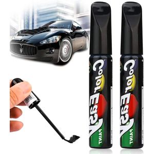 Titel: Krasstift voor auto - 2 stuks markers voor reparatie van krassen