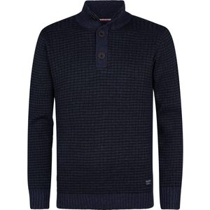 Petrol Industries - Cheyenne - Gebreide Trui - Blauw