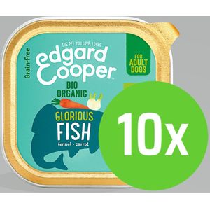 Edgard & Cooper Adult Bio Organic Fish 100 gram - 10 kuipjes NL-BIO-01