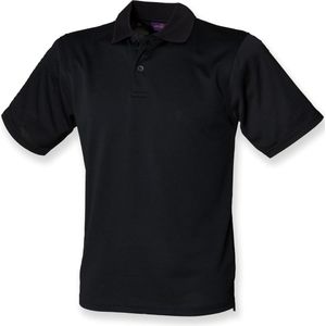 Henbury Men´s Coolplus® Polo Shirt H475 - Black - L