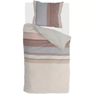 Luxe Egyptische Katoenen Dekbedovertrek Taupe Tweepersoons 200×200/220 cm – Zeer Hoogwaardige Kwaliteit – Super Zacht – – voor al jouw beddengoed