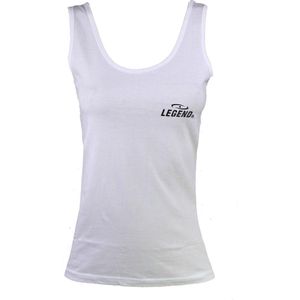 Tank Top Dames Wit Polyester 8-9 jaar