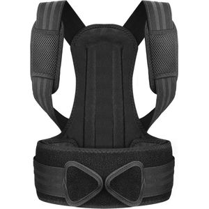 Houding Corrector Riem - Instelbare Steunbrace voor Rug en Wervelkolom, Ergonomische Houding Verbeterer voor Mannen en Vrouwen