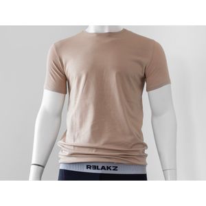 RELAKZ | ORGANISCH KATOEN | T-shirt Round Neck - Extra Lang (2-pack)