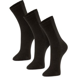 Alpaca-wollen sokken (Maat 41-47) - 3 Paar - Dun - Zwart - American Alpaca - Mannen