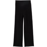 TOM TAILOR DENIM - Broek - Zwart - Regular Fit - High Waist