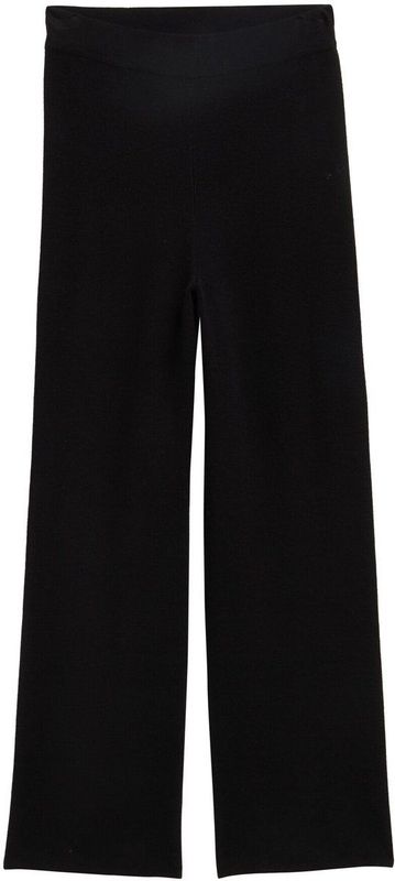 TOM TAILOR DENIM - Broek - Zwart - Regular Fit - High Waist