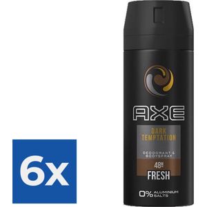 Axe - Deodorant - Spray - Dark Temptation - 48h - 150ml x 6