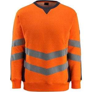 Mascot sweatshirt Wigton fluororanje/donkermarine