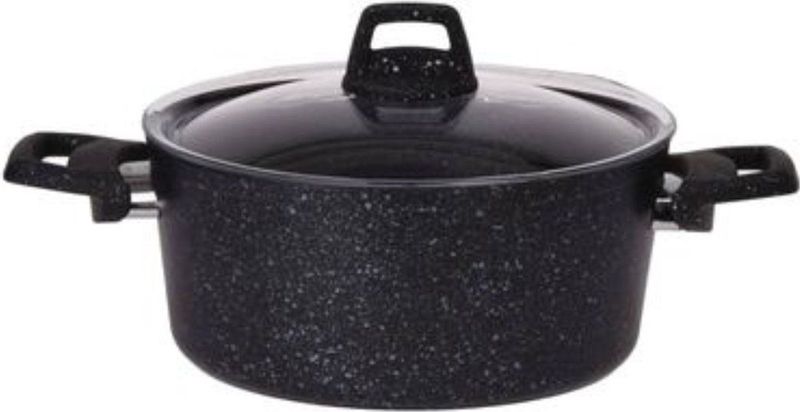 Excellent Houseware Braadpan met deksel - 4,4 L - Aluminium
