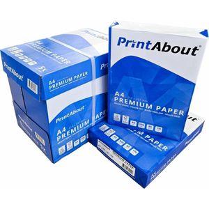 PrintAbout - Premium A4 Papier - 4 Dozen - 10.000 Vel