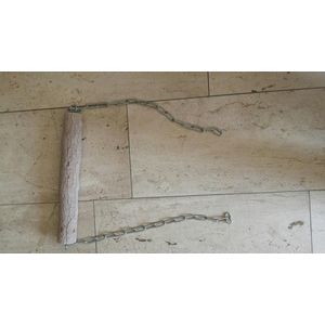 Slijtstokschommel met kettingen