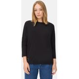 camel active - Shirt - Kaviaar - Lange Mouwen - Ronde Hals